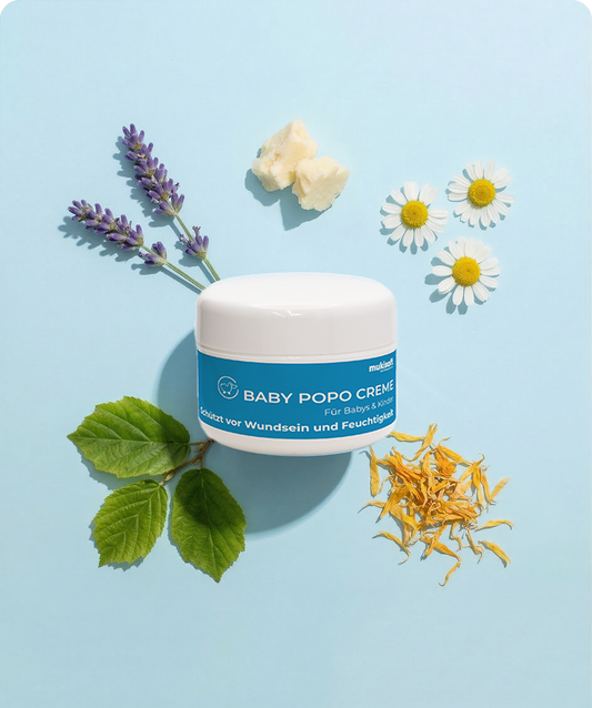 Mukisoft Baby Popo Creme – Zinkfreie Schutzcreme für den Windelbereich