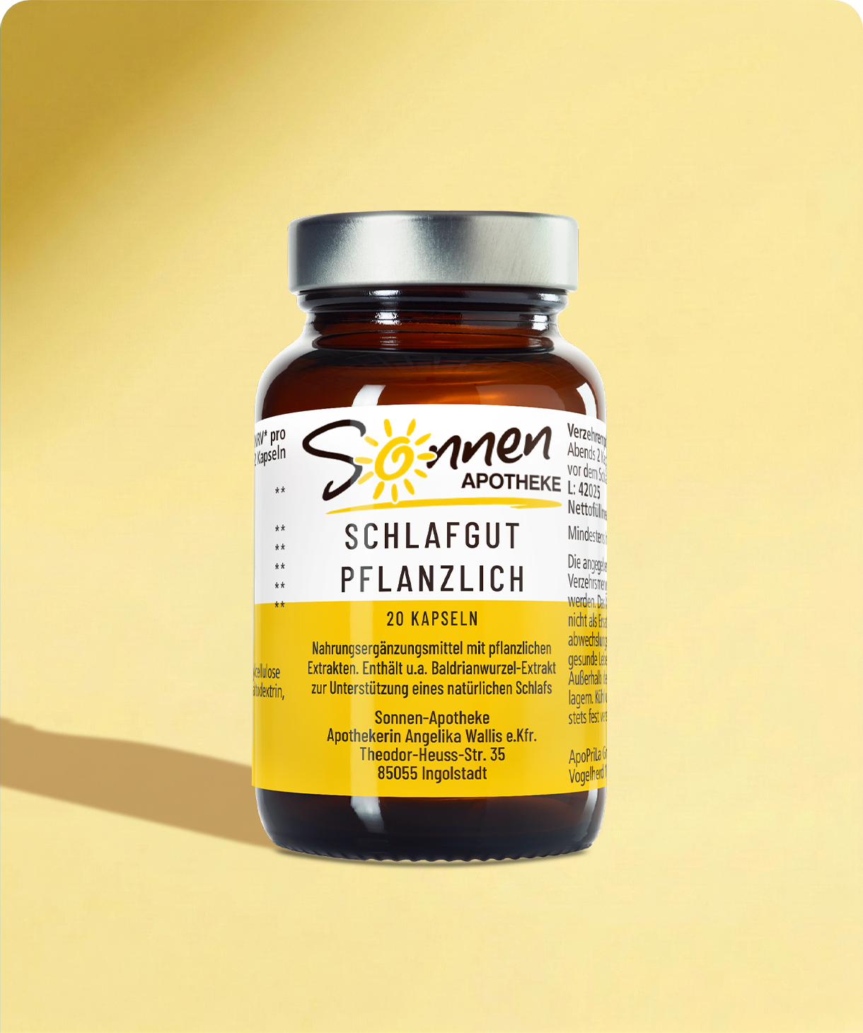 Sonnen Apotheke Schlafgut Pflanzlich Kapseln